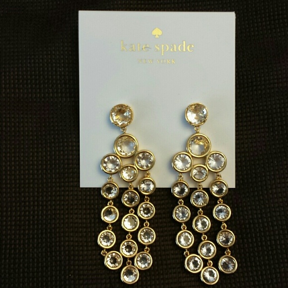 Kate Spade Jewelry - Kate Spade NWT Crystal Chandelier Earrings